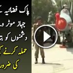 Pakistan Air Force soliders and fighter jet