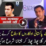 Salman Khan defends Pakistani Artists