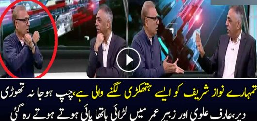 Arif Alvi and Zubair Umar Fight During Talk Show
