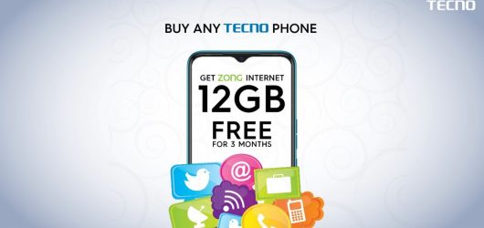 Free 12GB Internet from Zong for All-New TECNO users; 2.5 Lac People Joined in 2022