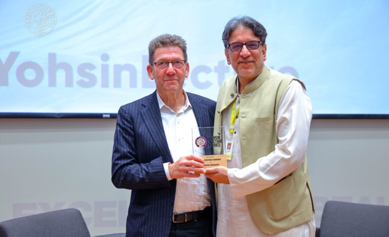 Habib University hosts ninth Yohsin Lecture Featuring Dr Thomas Hansen